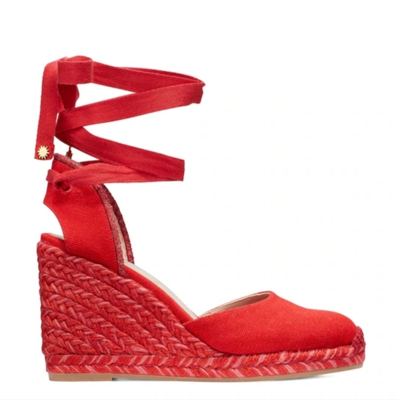 Authentic Stuart Weitzman espadrille wedges - Picture 9 of 15